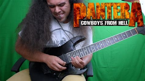 Pantera Cowboys From Hell Solo Cover Youtube