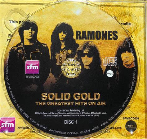 ramones solid gold the greatest hits on air 2xcd unofficial release vinylheaven your