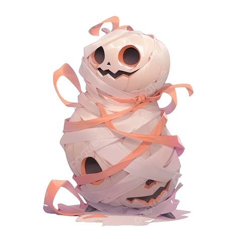 Halloween Pumpkin Ghost Element Mummy Pumpkin Halloween Pumpkin Mummy