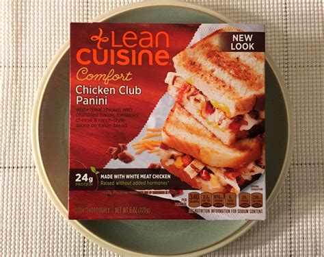 Lean Cuisine Comfort Chicken Club Panini Review Freezer Meal Frenzy