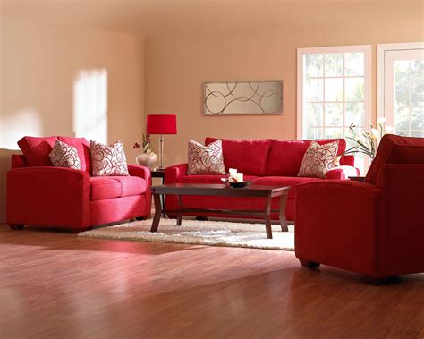 red couch living room home garden ideas