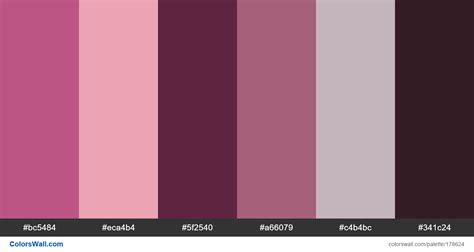 Pink Tones Colors Palette Colorswall