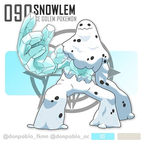 ️ Graupel Evolved ️ Meet Snowlem The Ice Golem Pokémon ️ Will