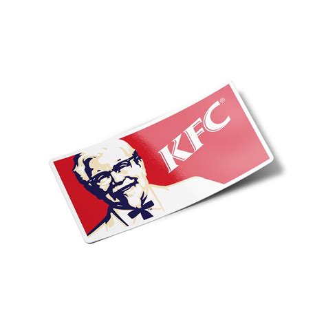 Pack Stickers Stickers Kfc Logo Fast Food Kentucky Fried Etsy