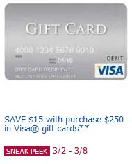 Gift cards are prepaid cards offered by leading banks, where all you need to do is, purchase the card, load it up with any amount between rs. OfficeMax Save $15 Off $300 Visa Gift Card Purchase