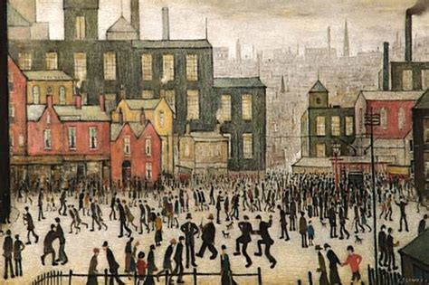 Lowry a landmark giclee art paper print paintings poster reproduction. What's missing in Lowry? (Tate Modern)