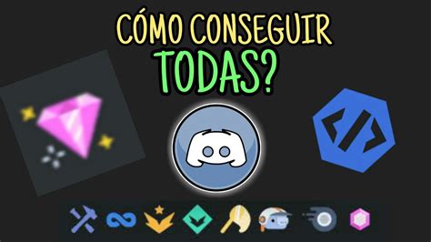 CÓMO CONSEGUIR TODAS LAS INSIGNIAS DE DISCORD YouTube