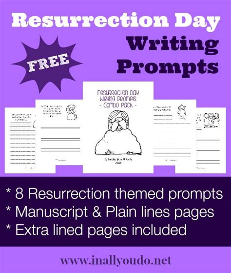 Free Resurrection Day Writing Prompts The Multi Taskin Mom