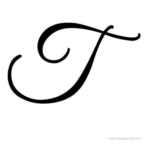 9 Best Images Of Printable Cursive Letter T Fancy Cursive Letter T