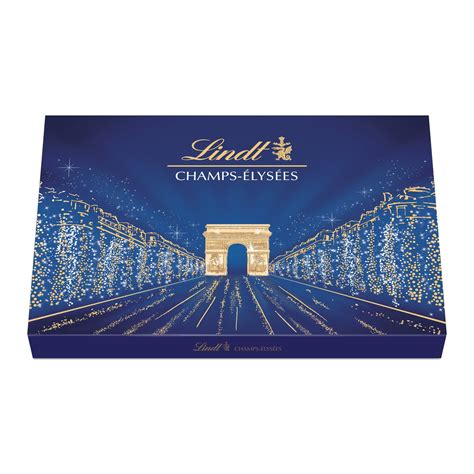 Chocolat Assortiment Champs Elysées Lindt La Boite De 973g à Prix