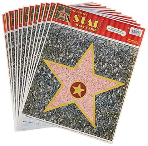 Personalized Hollywood Walk Of Fame Stars Decor 12 Pack