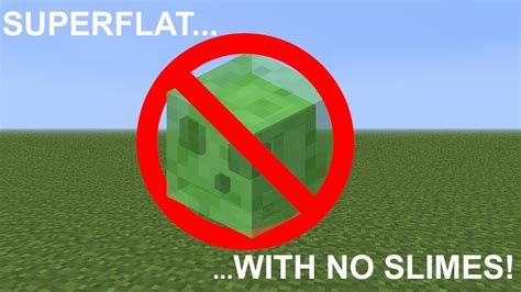 Minecraft Superflat With No Slimes Youtube