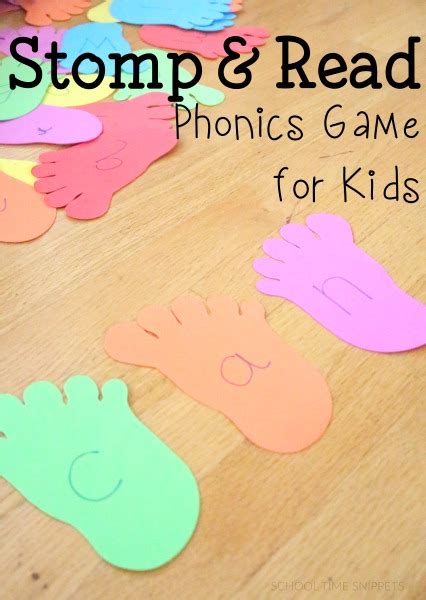 Stomp It Out Phonics Game For Kids School Time Snippets