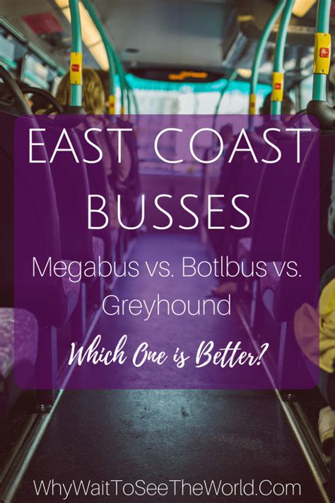 East Coast Buses Megabus Vs Boltbus Vs Greyhound