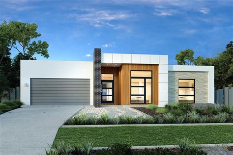 Single Story Modern House Plans Single Story Flat Roof Design And We