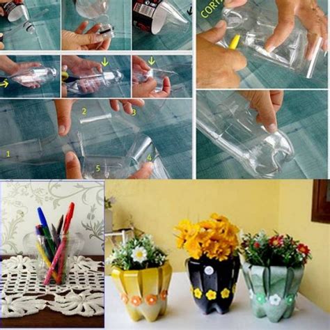 Diy Flower Vase With Recycled Plastic Bottles Diy Tag
