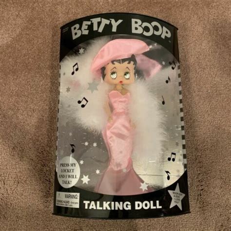 1998 Betty Boop Talking Doll Black Dress Feather Boa For Sale Online Ebay
