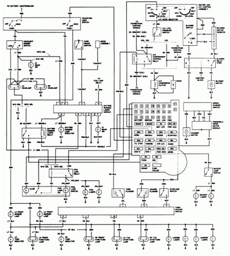 1992 S10 Lighting Wiring Diagram