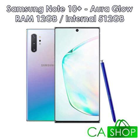 Each color variant of the note 10 plus comes with an s. Samsung Note 10 Plus N975F 512GB - RAM 12GB - Aura Glow ...