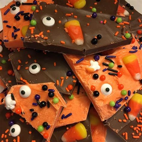 Picture Halloween Candy Bark Trick Or Treater Cookies Chocolate