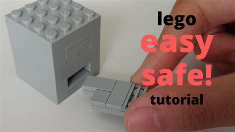 Lego Easy Safe With Key Card Miniature Lego Safe Youtube