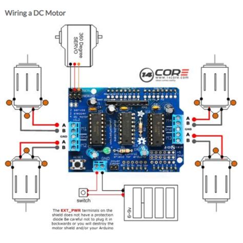 Arduino Motor Shield L293d Prototip Elektronik