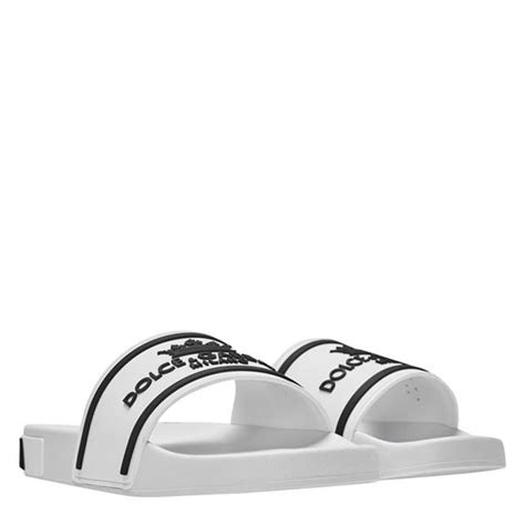 Dolce And Gabbana Milano Slides Men Pool Shoes Flannels