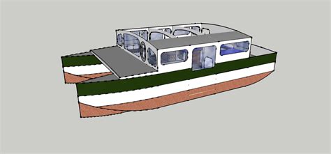 Build your own house boat plans. Catamaran plans diy Details | Bodole