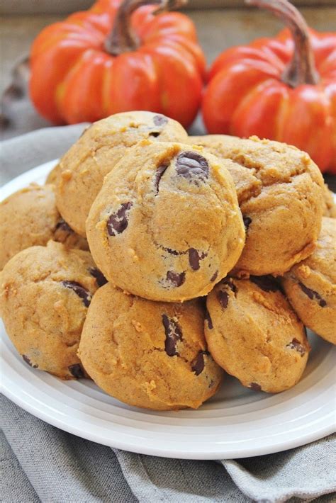 The Best Soft Pumpkin Chocolate Chip Cookies Baking With Blondie