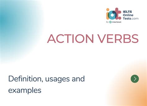 Action Verb Definition Types And Examples Ielts Online Tests