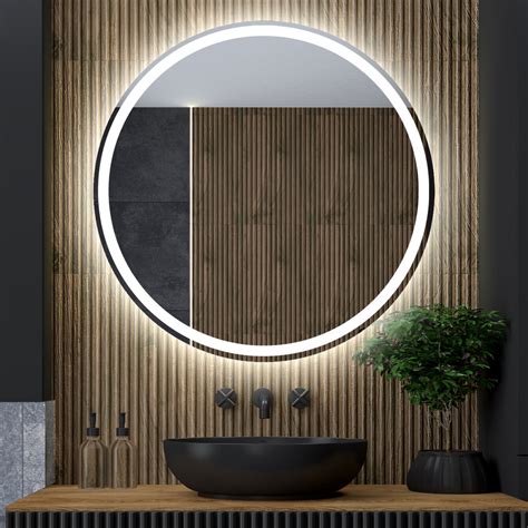 okrągłe lustro podświetlane łazienkowe lustraledowe pl
