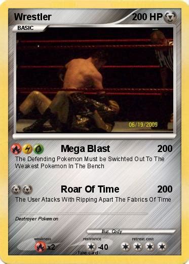 Pokémon Wrestler 10 10 Mega Blast My Pokemon Card
