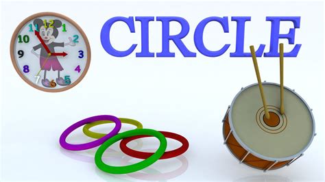 Learn Shapes For Kids Circle And Objects In Circular Shape Learn To
