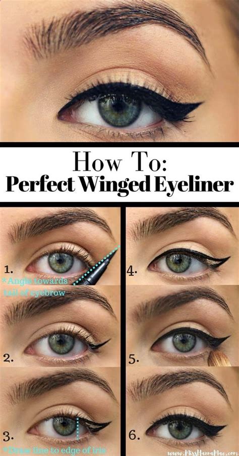winged eyeliner tutorials how to perfect winged eyeliner easy step by step tutorials for