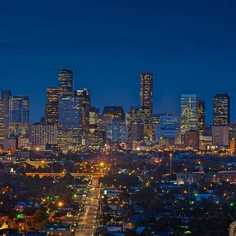 10 Top Houston Skyline At Night Hd FULL HD 1920×1080 For PC Desktop 2020