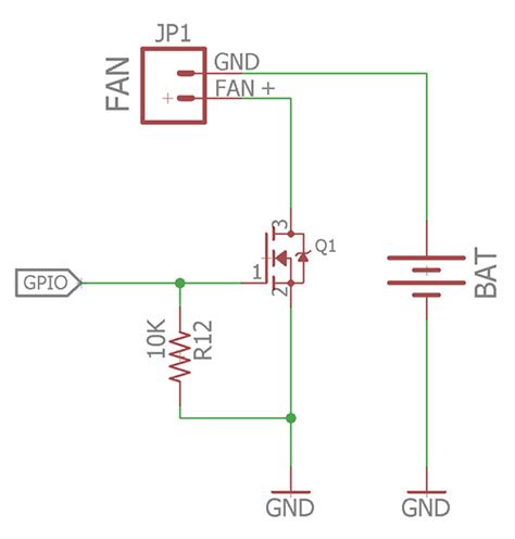 Electronic N Channel Mosfet As On Off Switch Between Battery And Load