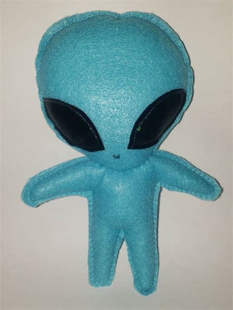 Teal Alien Plush Chibi Kawaii Cute