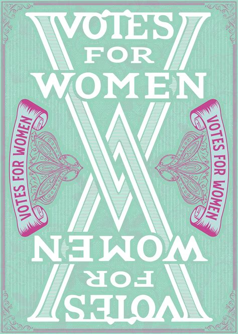 Vintage Poster For Womens Rights Votes For Etsy