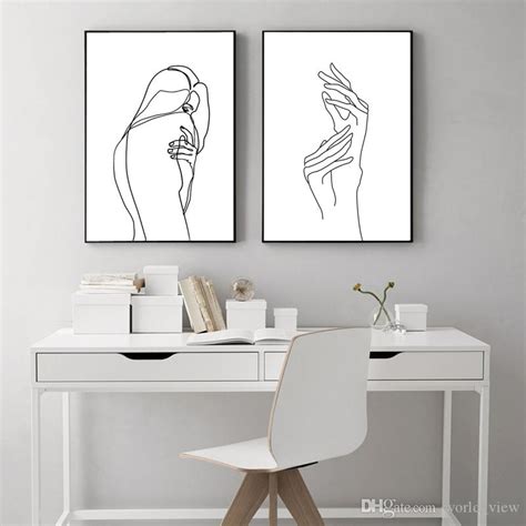 Instant download this listing is for a digital file of this artwork. 2020 Minimalist Sexy Women Body Art Line Drawing Poster ...