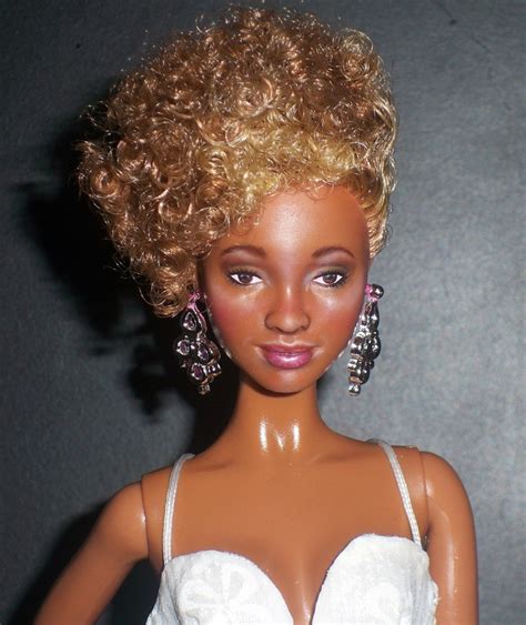 Whitney Houston Ooak Tribute Barbie Doll Repaint Greatest Love Of All