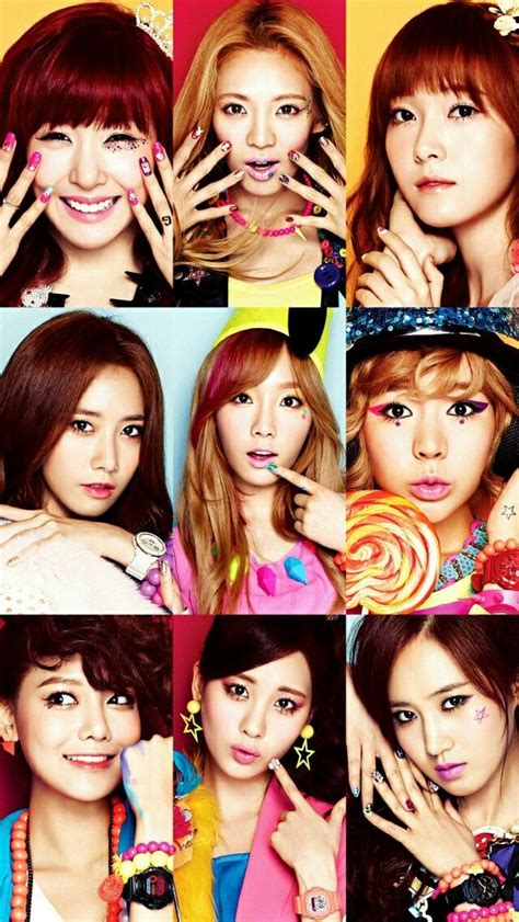 Girls Generation Snsd Ot9 Lockscreen Phone Wallpaper