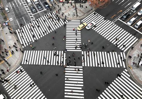 Chilango Paso Peatonal Reto Tokio Cdmx Estrena Cruce En Diagonal