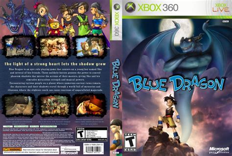 Blue Dragon Xbox360 Custom Xbox 360 Game Covers Blue Dragon Xbox360