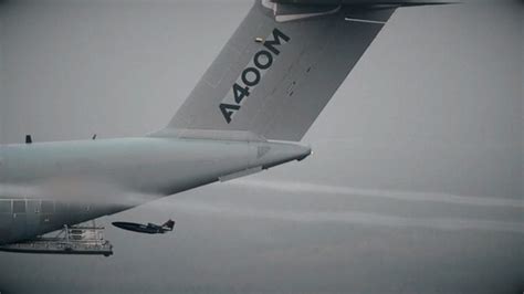 Airbus A400m Successfully Conducts First Airborne Drone Release