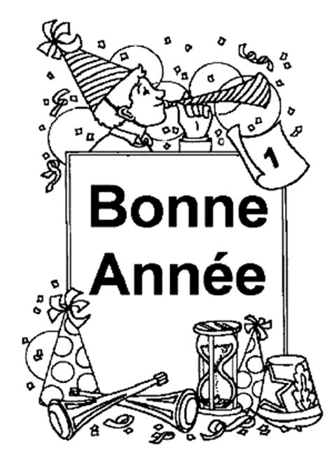 coloriages nouvel an