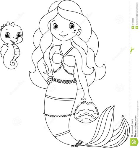 Mermaid Coloring Pages To Download And Print For Free