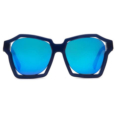 Speculum Sunglasses Visualization Of Sound Blue Mirror Sunglass Korea Online Shopping For