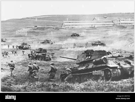 Soviet Tanks And Foot Soldiers Assault Nazi Positions Near Orel Date