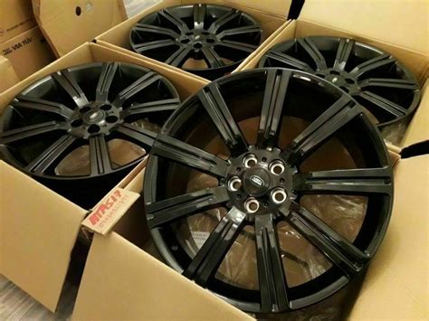 New 20 Inch R20 Alloy Wheels Alloys Stormer Gloss Black Rims Fit Range