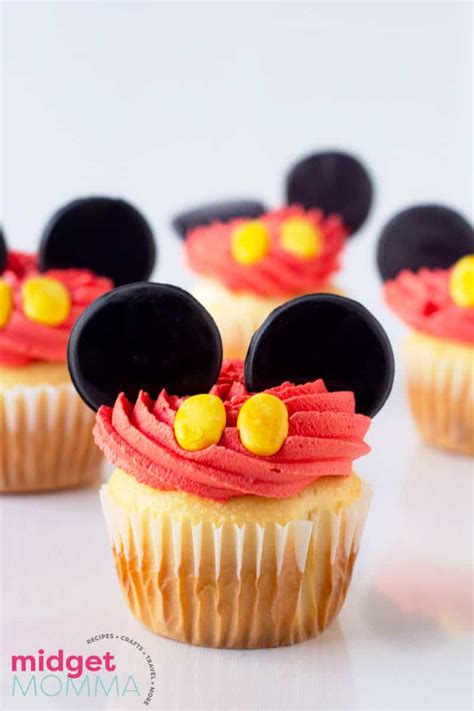 Easy Mickey Mouse Cupcakes • Midgetmomma